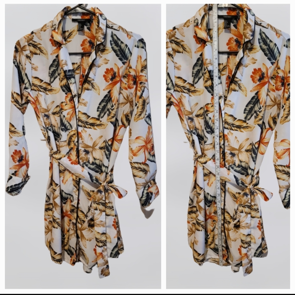 FOREVER 21 floral belted dress